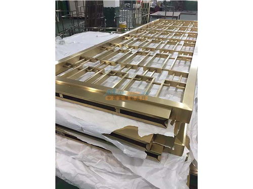 广州堡峰不锈钢制品 模具支撑下的不锈钢屏风艺术